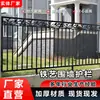 Barandilla Protectora de Acero Zincado para Vallas de Hierro Forjado para Balcones Exteriores Residenciales, Vallas para Villas, Barras de Valla Exteriores Antirrobo y Antiescalada