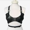 Corsé Erótico de Cuero para Mujer Adulta, Accesorios para Coquetear, Juguetes Sexuales de Cuero, Ropa Negra de Cuero, Juguetes SM