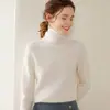 Suéter Básico de Punto de Cachemira Versátil y a la Moda para Mujer, Manga Larga, Cuello Holgado, Cómodo, Suave, Agradable para la Piel, Capa Interior, Cálido