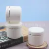 Frasco de crema con borde dorado de 150g, frasco vacío para ungüento, frasco de crema de manos de 150ml, frasco dispensador para mascarilla de arcilla, frasco vacío de arcilla de color
