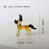 Adorno de Caballo Giratorio de Vidrio Cultural y Creativo de Zibo Mascota del Año del Caballo de Escritorio Figura Souvenir Decoración Regalo Pequeño Creativo