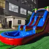 Resbaladilla Inflable para Juegos Infantiles, Rampa con Cojín Antideslizante, Material de PVC Ecológico, Instalación de Entretenimiento al Aire Libre para Patios