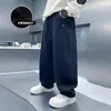 Pantalones Deportivos Rectos de Punto con Forro de Felpa para Niños, Tallas Grandes, Novedad Invierno 2025, Pantalones Largos Gruesos Sueltos