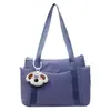 Outono e Inverno Novo Transfronteiriço Grande Capacidade Cor Pura Versátil Roupa de Trabalho Bolsa de Tecido Casual Bolsa de Jaqueta Puffer Bolsa de Ombro Bolsa de Mão