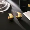 Pendientes de Botón Minimalistas de Metal de Gama Alta, Temperamento de Lujo Ligero, Pendientes de Moda y Únicos, Diseño de Nicho, Exquisitos Accesorios Versátiles para Orejas