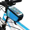 Bicicleta de Montaña Bolsa Táctil para Teléfono en Tubo Superior Soporte para Teléfono Bolsa en Viga Frontal Bolsa para Sillín Equipo de Ciclismo