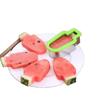 Molde Criativo para Prato de Frutas Fatiador de Melancia Formato de Picolé de Sorvete Aço Inoxidável Ferramenta de Estampar e Fatiar Frutas