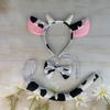 Fábrica direta cocar de vaca animal cabelo banda sexy lingerie roupas adereços acessórios fornecimento em estoque atacado