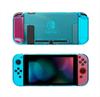 Funda transparente de cristal con purpurina para Nintendo Switch OLED flash funda protectora dividida explosiones de comercio electrónico transfronterizo