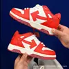 Zapatillas de lujo de primer nivel OFF-WHITE, Zapatos casuales deportivos de moda Out Of Office de cuero genuino para hombre y mujer