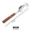 Juego de cuchillo, tenedor y cuchara de acero inoxidable estilo coreano creativo de palo de rosa cuchillo occidental tenedor para bistec cuchara para plato principal cuchara de té venta al por mayor de fábrica