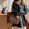 Bolso Tote 2026 Nueva Vibra Retro, Estampado de Leopardo Retro, Alto Valor Estético, Bolso de Hombro de Gran Capacidad, Bolso de Mano para Viaje