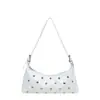 Bolso nube estilo coreano 2026 para mujer, con remaches, diseño para llevar bajo el brazo, estilo simple de hombro/cruzado, y un look sofisticado, moderno y versátil