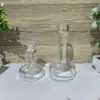 Suporte de Velas de Vidro de Cristal Retrô Europeu Jantar Romântico à Luz de Velas Casamento Decoração de Casa Suporte de Velas Alto