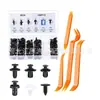 En Stock 100 Piezas Clips de Plástico para Coche Empaquetados en Caja, Clips de Fijación para Parachoques de Coche, Clips de Palanca para Retirar