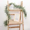 Corona de eucalipto artificial de Amazon, planta verde artificial, 1,8 m, eucalipto para colgar en la pared, falsa planta colgante