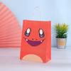 Bolsa de Regalo Creativa Estampada de Pokemon, Bolsa para Empaquetar Regalo de Cumpleaños Infantil, Bolsa de Compras Tipo Cartera de Papel Kraft