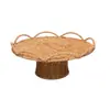 Prato de Bolo com Pé Bali 25cm x 25cm x 12.5cm Plástico - Lyor
