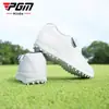 Zapatos de Golf Nuevos Pgm para Niños Zapatos Juveniles para Niños y Niñas Diseño Transpirable con Agujeros