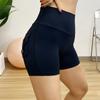 Shorts de Yoga Estilo Europeu e Americano para Trabalho, Justos e Sexy com Argolas nas Pernas, Shorts Quentes Esportivos Levanta Bumbum Pêssego, Novo Modelo 2026 para Maratona