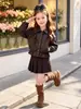 Chaqueta de Cuero para Niña Primavera y Otoño 2026 Nueva Moda Atuendo de Otoño Infantil Chaqueta Elegante Estilo Coreano para Bebés Niñas