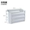 Cajas de Flores Galvanizadas Multiespecificación para Balcones de Patio, Jardineras Rectangulares, Cajas de Plantación de Vegetales para Valla Exterior, Cajas de Flores Estilo Pastoral