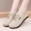 Zapatos de Mujer Versátiles Estilo Nuevo Suela Suave Mocasines Casuales de Moda Tendencia Malla Superior Zapatos de Madre Transpirables Cómodos Fondo Plano Zapatos de Mujer