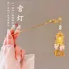 Grampo de Cabelo com Borla de Flor Estilo Antigo para Meninas, Grampo Versátil de Alta Qualidade para Hanfu, Novo Estilo Chinês Grampo de Cabelo para Saia Mamian