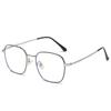 Nuevo Armazón de Metal para Lentes para Mujer Irregular Kick-off Armazón para Lentes para Miopía Moderno Trendy Luz Azul Espejo Plano Fábrica