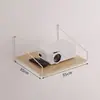 Soporte para Proyector de Casa Sin Taladro Estante de Almacenamiento para Montar en la Pared junto a la Cama Estante de Almacenamiento para la Pared de la Sala Estante Colgante Bandeja Colgador