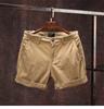 Pantalones cortos de verano nuevos de moda para hombre, casuales, ajustados, rectos, de trabajo, microelásticos, tres cuartos, pantalones de playa