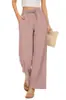 Transfronteiriço 2025 Amazon Novas Roupas Femininas Estampa Digital Cintura Alta Casual Soltos Calças de Pernas Largas Calças Longas Shopee Comércio Exterior