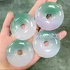 Colgante de Paz de Ágata Roja Calcedonia Tipo Hielo Joyería de Jade Natural 50 Colgantes de Paz Grandes Accesorios Colgantes para Coche