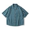 Vestido de verano sureño, novedad de verano 2024, estilo cubano retro, solapa, camisa floral de manga corta, estilo japonés, camisa informal holgada.