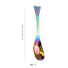 Cross-border Amazon 304 Aço Inoxidável Louça Yuanbao Spoon Hotel Home Western Food Spoon Colher de Bolo Colher de sobremesa