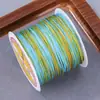Boting No. 72, estilo chino, teñido en degradado, hilo de jade colorido para pulseras, collares, colgantes y joyería hechos a mano
