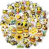 Transfronterizo Nuevo 50 Hojas Meng Fun Abeja Dibujos Animados Pegatina Cuenta Manual Decoración DIY Recompensa para Niños Pegatina Impermeable