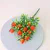 Simulación burbuja baya pequeña accesorios de fotografía arreglo floral casero baya de simulación decoración de Navidad fruta de arándano baya roja
