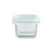 Tigela de preservação de caixa suplementar de alimentos de vidro Mini pequena capacidade portátil resistente a altas temperaturas para cozinhar no microondas