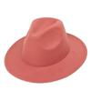 Europeu e americano estilo britânico cor sólida cartola masculina e feminina Light board Jazz chapéu vintage cowboy chapéu lã palco chapéu fábrica atacado