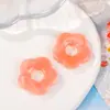 Halo de flor hueca de cinco pétalos acrílico medio agujero accesorios de flor pendientes hechos a mano DIY accesorios para el cabello colgante materiales de joyería
