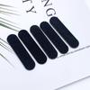 Use uma pequena tira de fricção para nail art mini lasca de madeira descartável pequena tira de esfregar preto e branco tira de unha fina