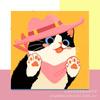 Pintura decorativa para niños, pintura al óleo digital, relleno de pintura al óleo, fábrica de relleno, cabello liso, hecho a mano, dibujos animados Sanrio Meruti