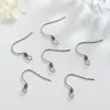 Ganchos de brinco de mola grandes e pequenos, estilos de pendurar verticais e planos, material de aço inoxidável, ganchos para pingentes de brinco DIY, acessórios versáteis