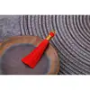 8cm Argola Dourada com Franja de Borla Saquinho Acessórios para Pendurar no Carro Acessórios Espinho de Pendurar Marcador de Página Grande Preço Excelente