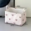 Cesto de Ropa Plegable de Oso de Alto Valor para Hogar, Dormitorio, Baño, Cesta de Almacenamiento de Ropa Sucia de Gran Capacidad, Cesto de Lavandería