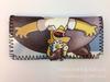 Nueva cartera de impresión hecha a mano escénica para estudiante mujer graffiti retro estilo étnico PU