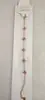 Pulsera de acero de titanio de 7 mm con trébol de cuatro hojas liso, pulsera versátil de lujo japonesa y coreana, impermeable y resistente al sudor, no se decolora, directo de fábrica