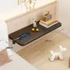 Mesa de Cama Plegable, Escritorio de Pared, Mesa Auxiliar Colgante, Mesa para Laptop de Dormitorio, Mesa de Regazo de Cabecera