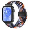 Xuanyin é Adequado para Huawei Watch Fit5/4/4Pro/3/5Pro Pulseira de Relógio de Nylon com Fivela Magnética Trançada e Cabeça de Metal
